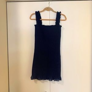 Navy Stretch dress from Aritzia with tags